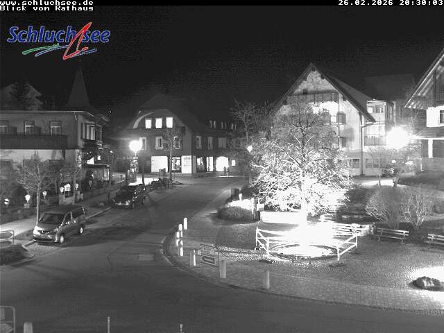 Archived image Webcam Schluchsee: Town hall