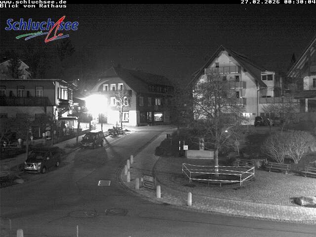 Archived image Webcam Schluchsee: Town hall