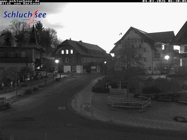 Archiv Foto Webcam Schluchsee: Rathausvorplatz
