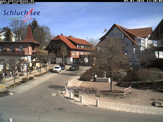 Archiv Foto Webcam Schluchsee: Rathausvorplatz