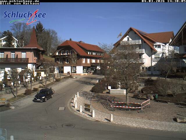 Archiv Foto Webcam Schluchsee: Rathausvorplatz