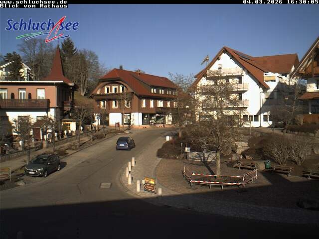 Archiv Foto Webcam Schluchsee: Rathausvorplatz