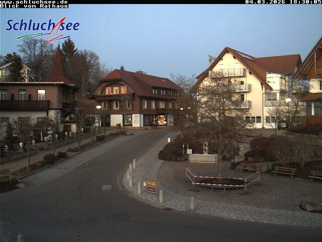 Archiv Foto Webcam Schluchsee: Rathausvorplatz