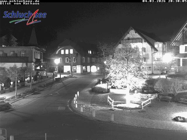 Archiv Foto Webcam Schluchsee: Rathausvorplatz