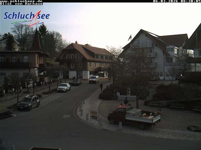 Archiv Foto Webcam Schluchsee: Rathausvorplatz