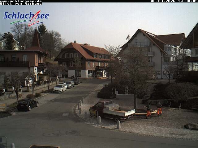 Archiv Foto Webcam Schluchsee: Rathausvorplatz
