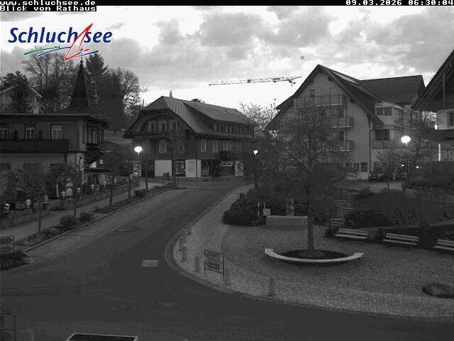 Archiv Foto Webcam Schluchsee: Rathausvorplatz
