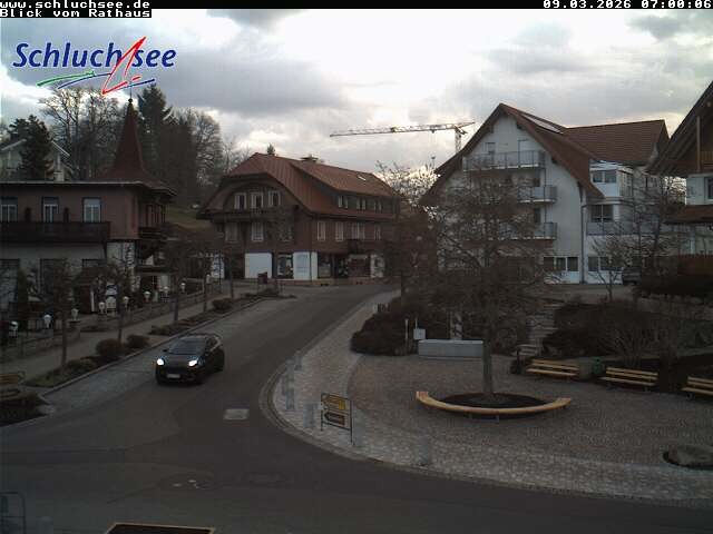 Archiv Foto Webcam Schluchsee: Rathausvorplatz