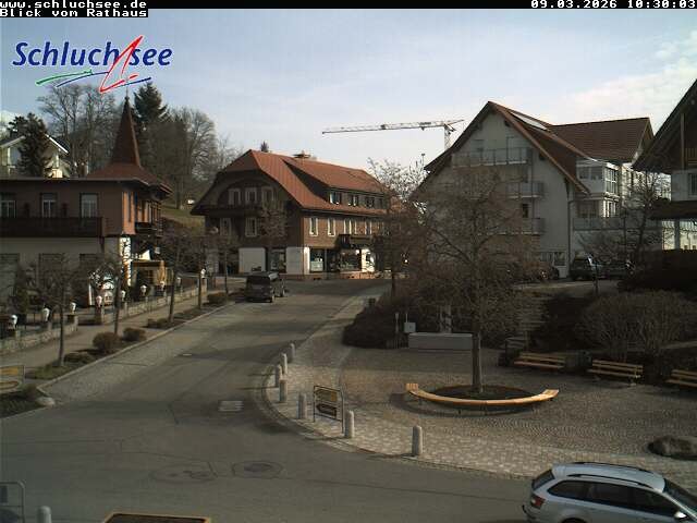 Archiv Foto Webcam Schluchsee: Rathausvorplatz