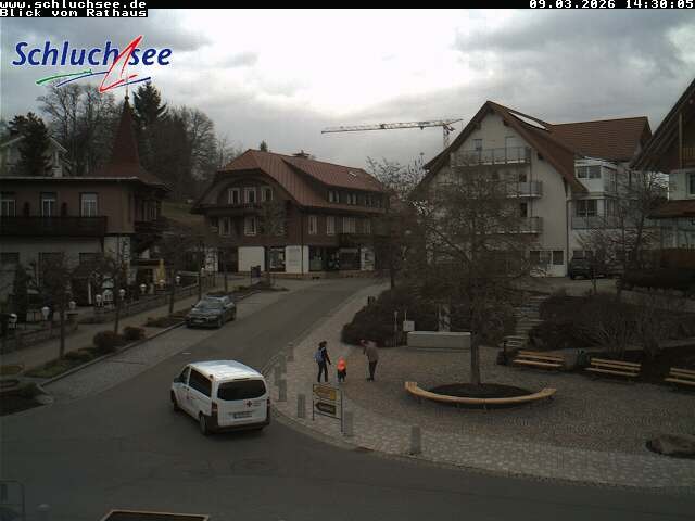 Archiv Foto Webcam Schluchsee: Rathausvorplatz