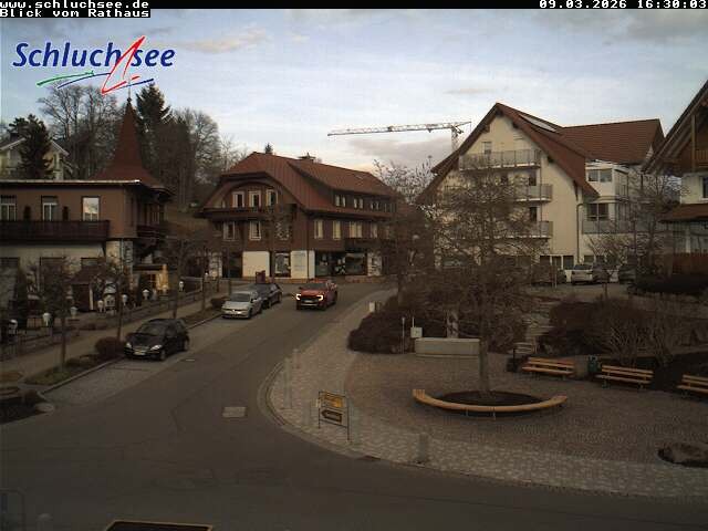 Archiv Foto Webcam Schluchsee: Rathausvorplatz