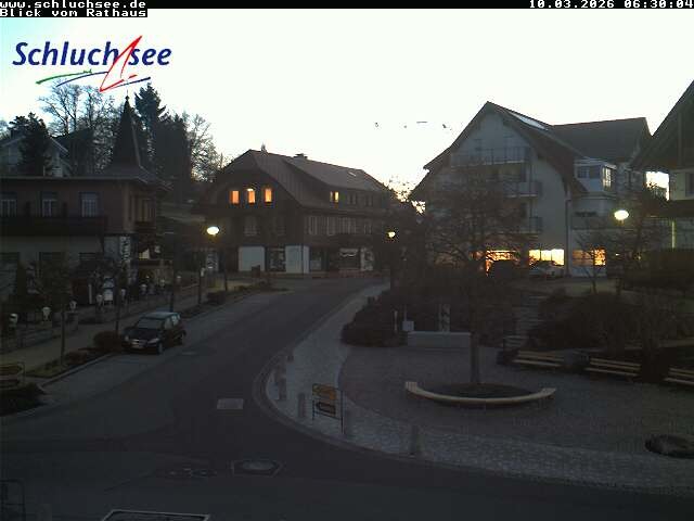 Archiv Foto Webcam Schluchsee: Rathausvorplatz