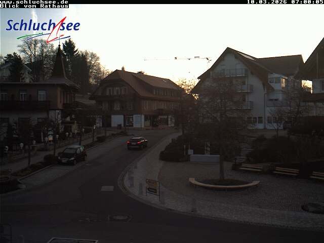 Archiv Foto Webcam Schluchsee: Rathausvorplatz