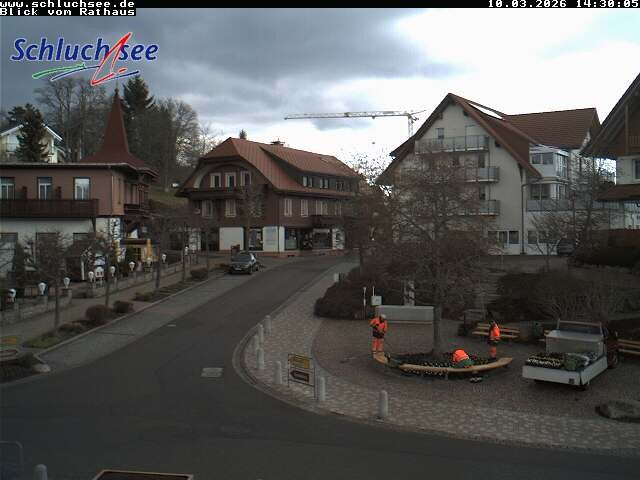 Archiv Foto Webcam Schluchsee: Rathausvorplatz