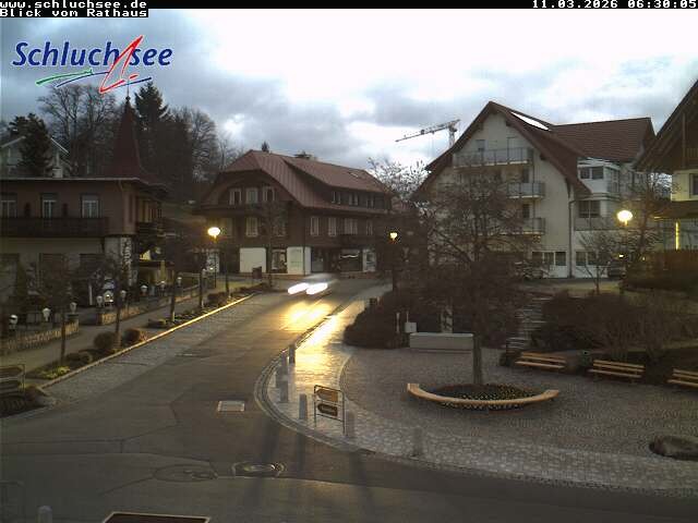 Archiv Foto Webcam Schluchsee: Rathausvorplatz
