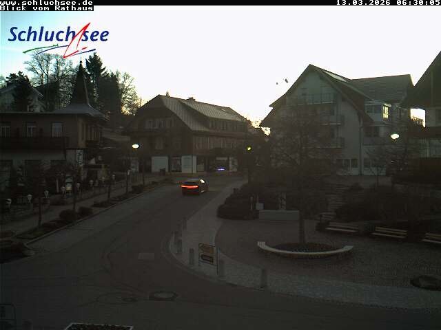 Archiv Foto Webcam Schluchsee: Rathausvorplatz