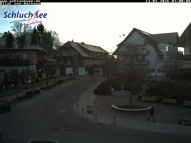 Archiv Foto Webcam Schluchsee: Rathausvorplatz