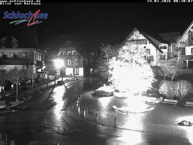 Archiv Foto Webcam Schluchsee: Rathausvorplatz