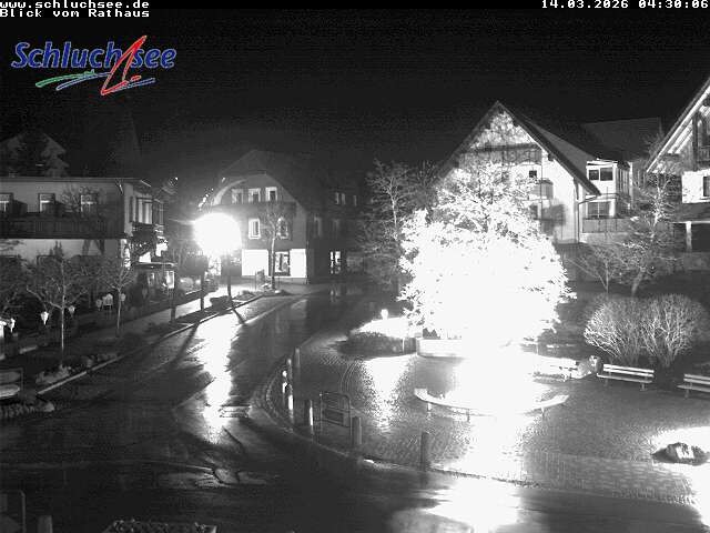 Archiv Foto Webcam Schluchsee: Rathausvorplatz