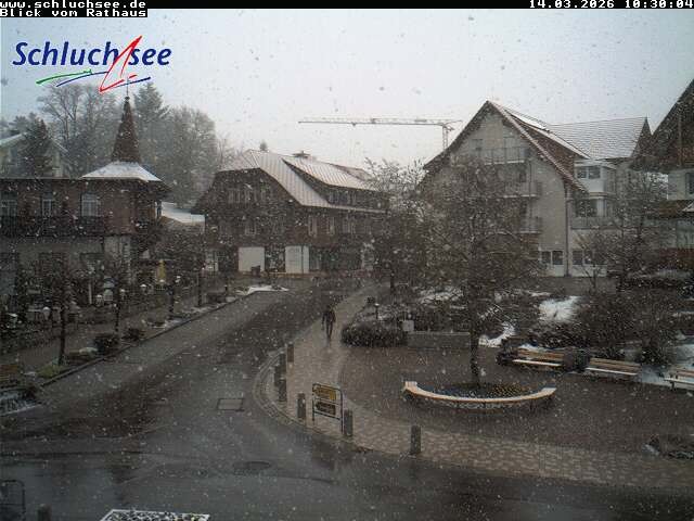 Archiv Foto Webcam Schluchsee: Rathausvorplatz