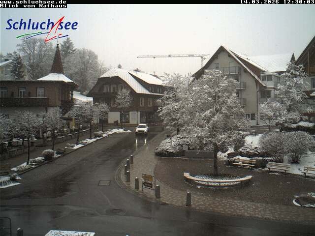 Archiv Foto Webcam Schluchsee: Rathausvorplatz