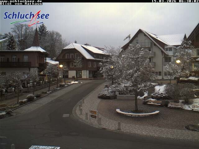 Archiv Foto Webcam Schluchsee: Rathausvorplatz