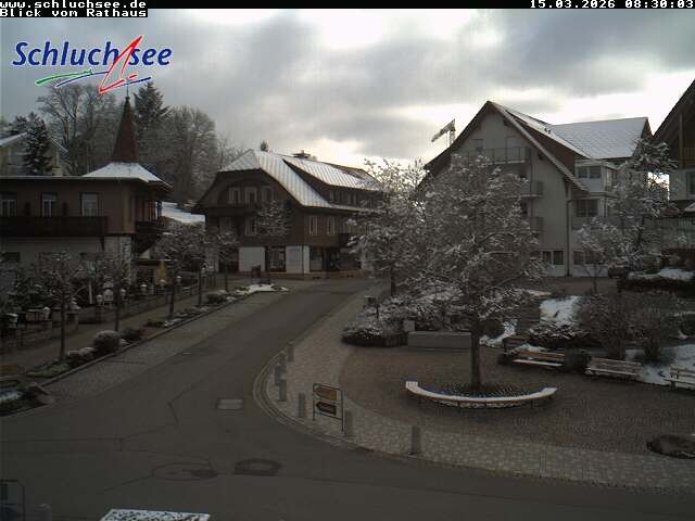 Archiv Foto Webcam Schluchsee: Rathausvorplatz