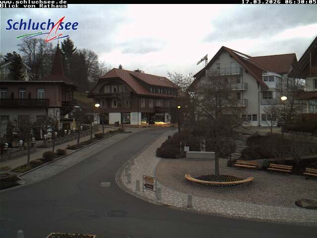 Archived image Webcam Schluchsee: Town hall