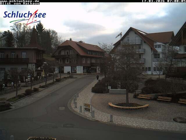 Archived image Webcam Schluchsee: Town hall