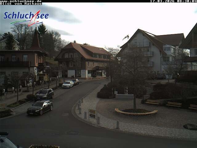 Archived image Webcam Schluchsee: Town hall