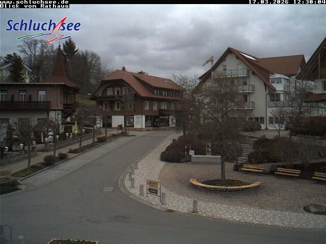 Archived image Webcam Schluchsee: Town hall