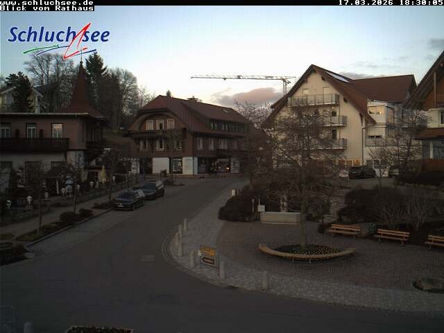 Archiv Foto Webcam Schluchsee: Rathausvorplatz