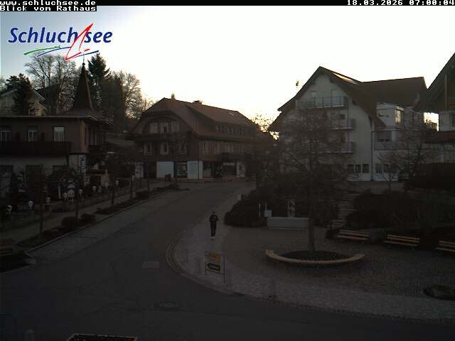 Archiv Foto Webcam Schluchsee: Rathausvorplatz