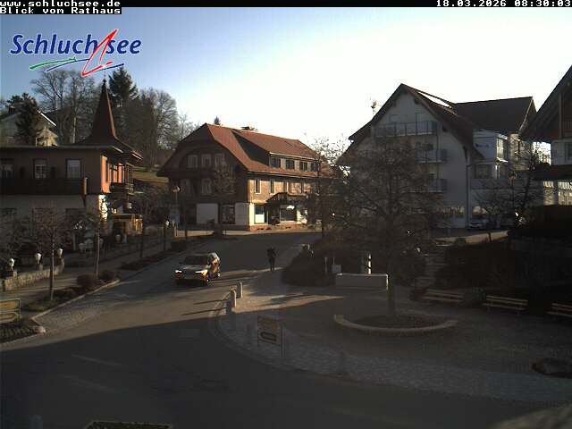 Archiv Foto Webcam Schluchsee: Rathausvorplatz