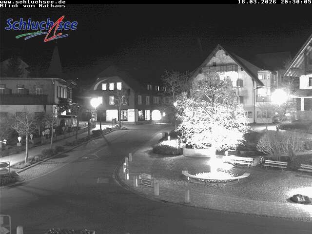 Archiv Foto Webcam Schluchsee: Rathausvorplatz