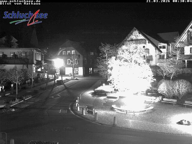 Archiv Foto Webcam Schluchsee: Rathausvorplatz