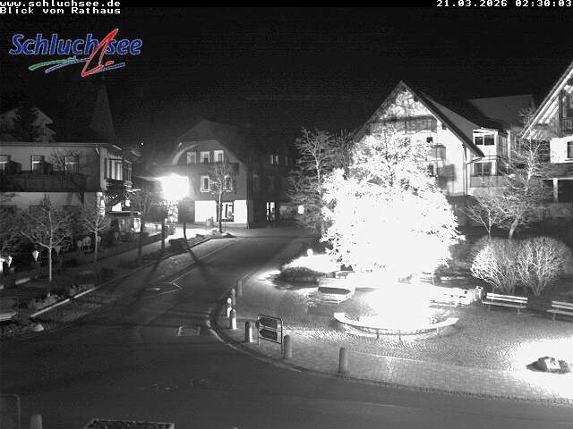 Archiv Foto Webcam Schluchsee: Rathausvorplatz