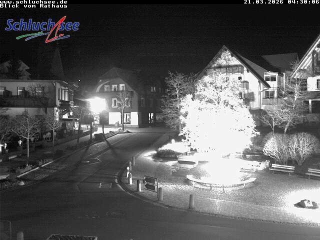 Archiv Foto Webcam Schluchsee: Rathausvorplatz