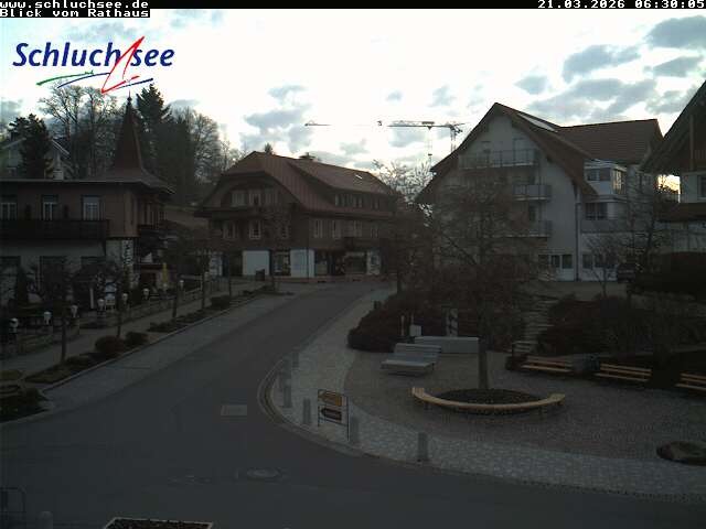 Archiv Foto Webcam Schluchsee: Rathausvorplatz