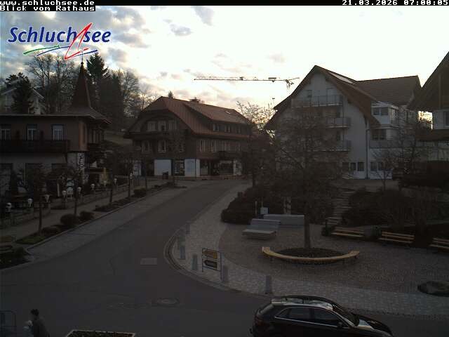 Archiv Foto Webcam Schluchsee: Rathausvorplatz