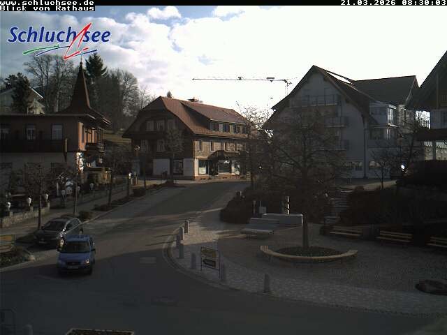 Archiv Foto Webcam Schluchsee: Rathausvorplatz