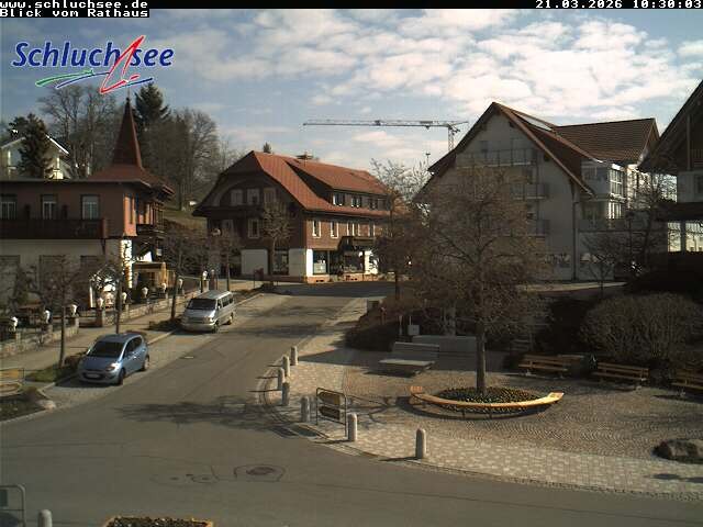 Archiv Foto Webcam Schluchsee: Rathausvorplatz