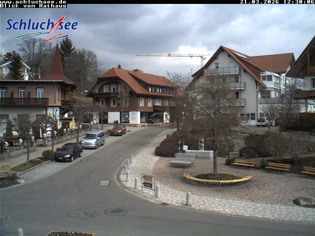 Archiv Foto Webcam Schluchsee: Rathausvorplatz
