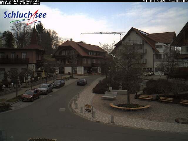 Archiv Foto Webcam Schluchsee: Rathausvorplatz