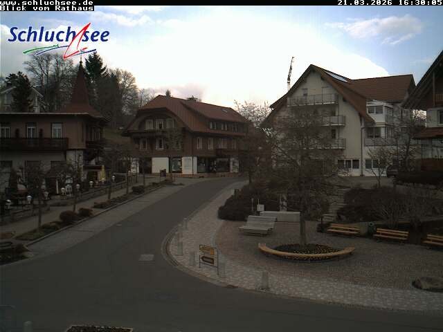 Archiv Foto Webcam Schluchsee: Rathausvorplatz