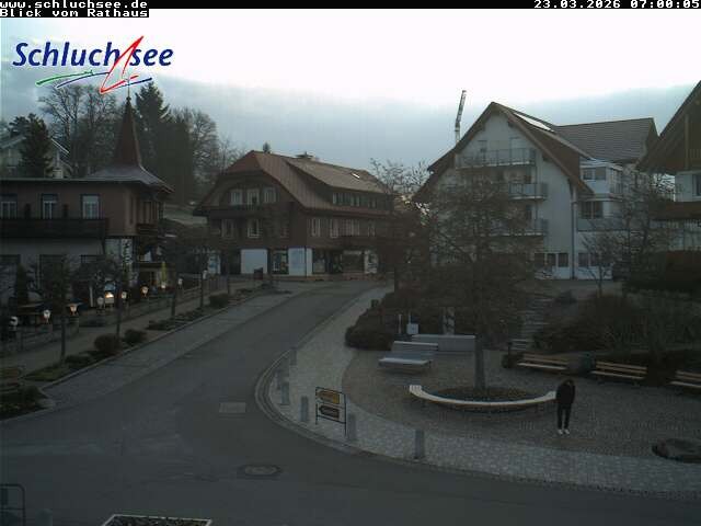 Archiv Foto Webcam Schluchsee: Rathausvorplatz
