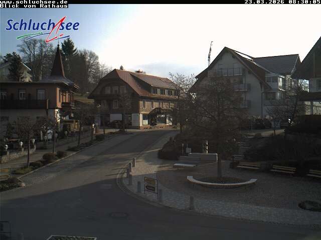 Archiv Foto Webcam Schluchsee: Rathausvorplatz