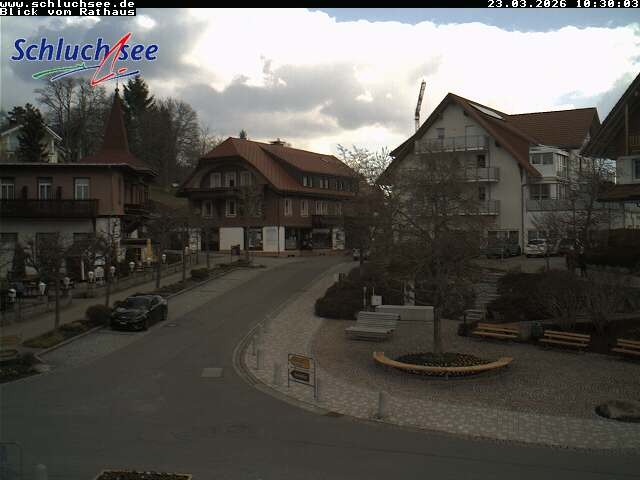 Archiv Foto Webcam Schluchsee: Rathausvorplatz