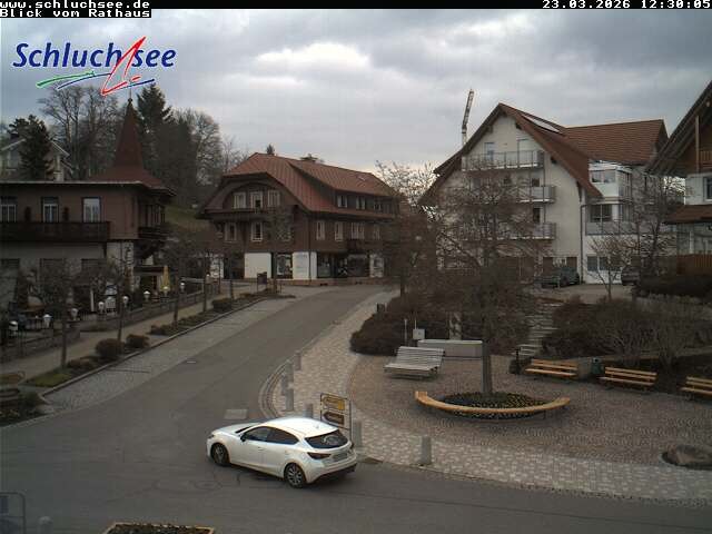 Archiv Foto Webcam Schluchsee: Rathausvorplatz