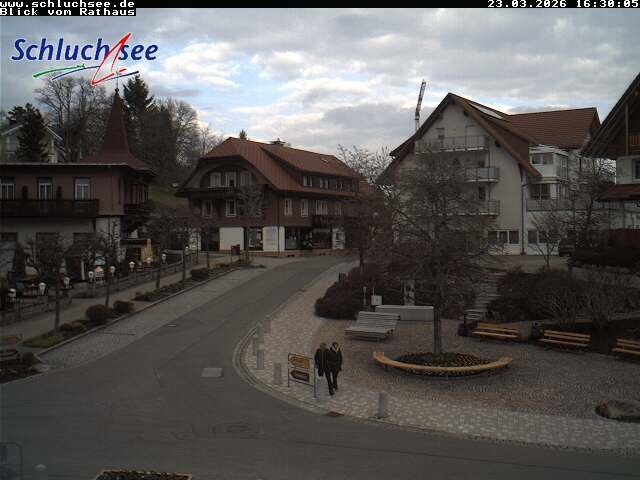 Archiv Foto Webcam Schluchsee: Rathausvorplatz
